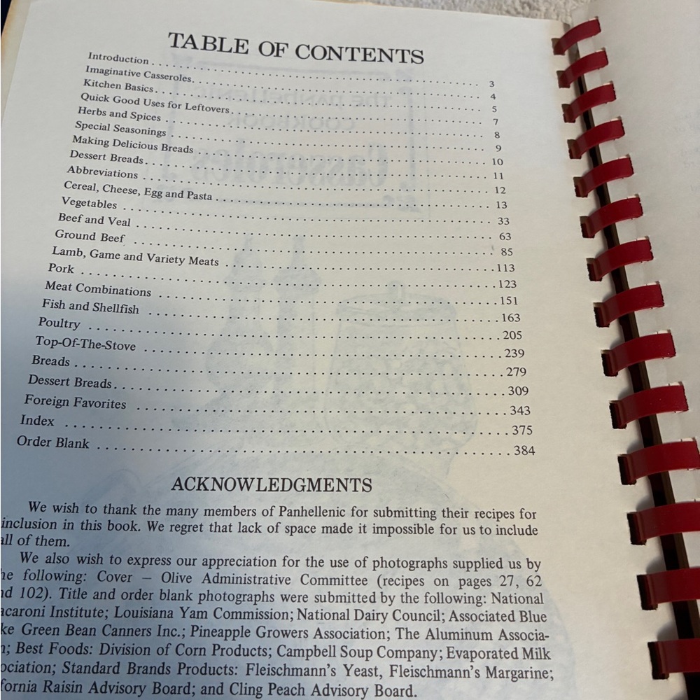 Vintage Panhellenic Cookbooks Lot of 3 Desserts Meats Casseroles Recipe 1969 - Picture 4 of 7